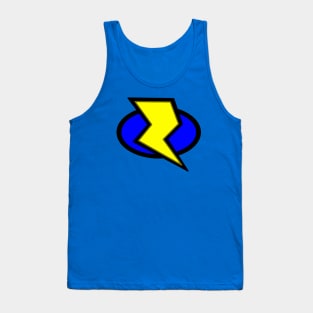 Lightning Bolt Logo - Blue Tank Top